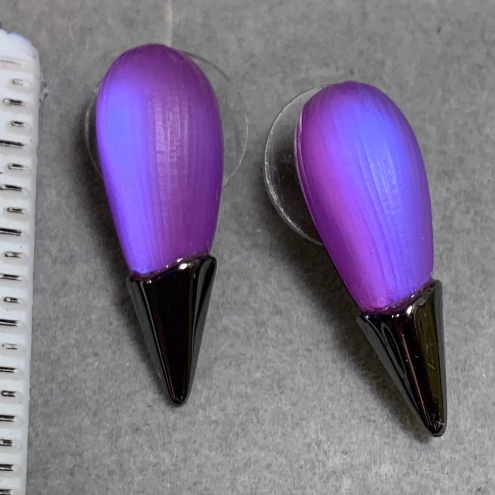 Alexis Bittar Cap Lucite post earrings